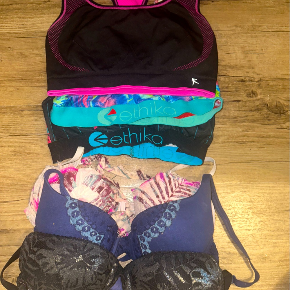 🔥🔥NAME BRAND 32C BRA LOT (Includes VS and Ethika)